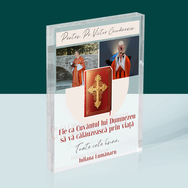 Colaj De Fotografii: Cuvântul Lui Dumnezeu - Bloc Acrilic