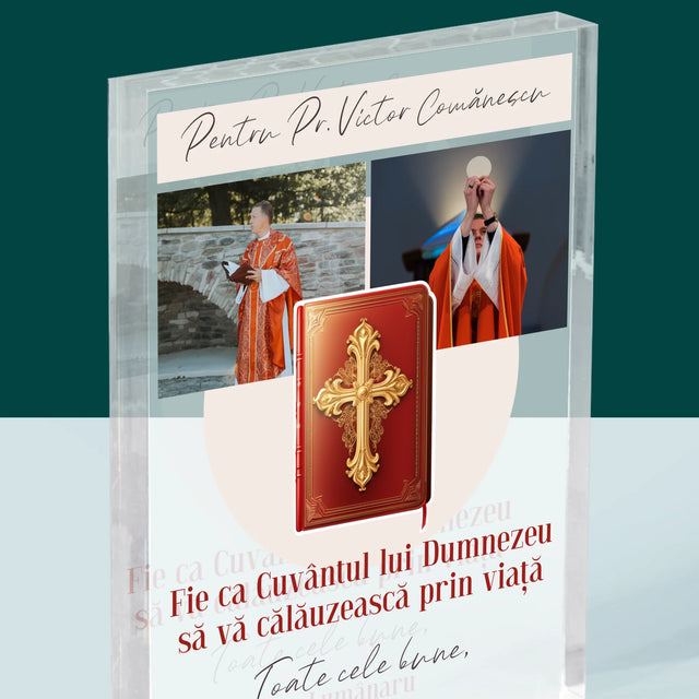 Colaj De Fotografii: Cuvântul Lui Dumnezeu - Bloc Acrilic