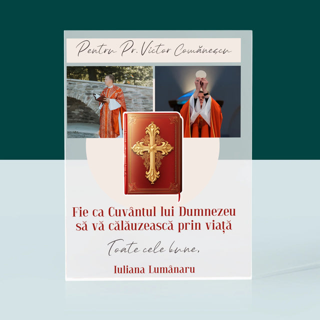 Colaj De Fotografii: Cuvântul Lui Dumnezeu - Bloc Acrilic