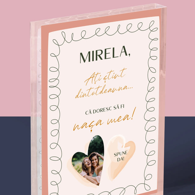 Fotografie Si Semnătură: Ați Știut Dintotdeauna - Bloc Acrilic