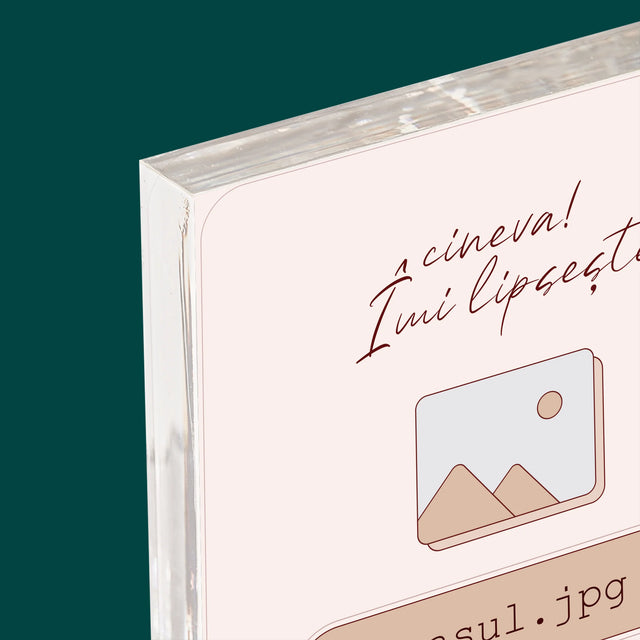 Numele Și Semnătura: Îmi Lipsește Cineva ... Nașul - Bloc Acrilic