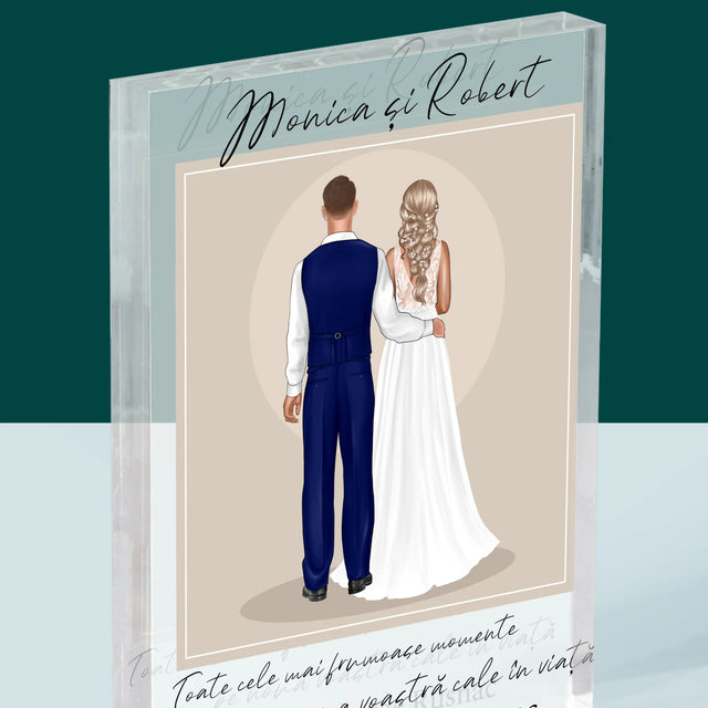 Creator De Personaj: Mirele Și Mireasa - Bloc Acrilic