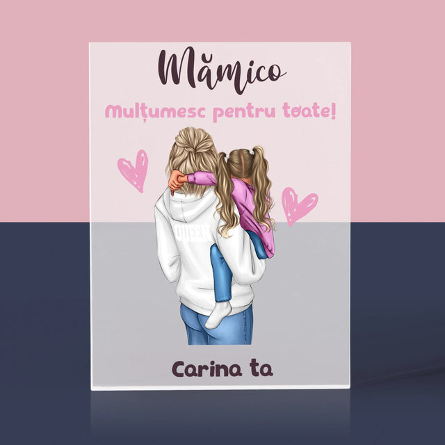 Creator De Personaj: Mama Cu Copilul - Bloc Acrilic