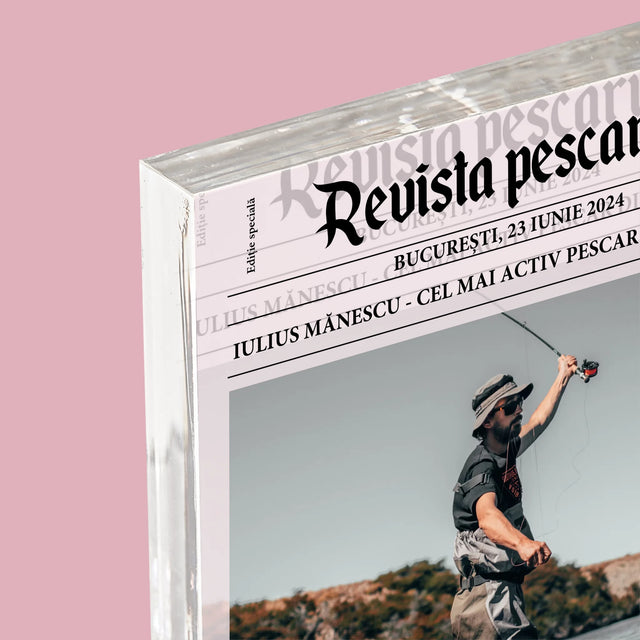 Fotografie Si Semnătură: Revista Pescarului - Bloc Acrilic