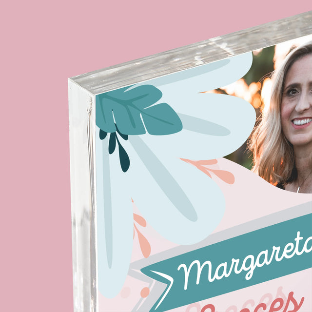 Fotografie Si Semnătură: Succese - Acum Nu Mai Ești La Muncă - Bloc Acrilic