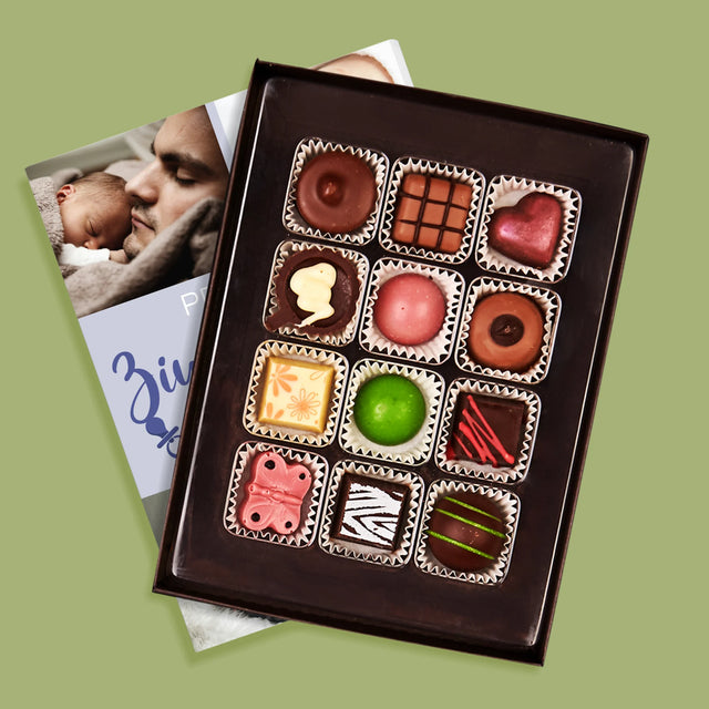 Colaj De Fotografii: Prima Zi A Tatălui - Praline