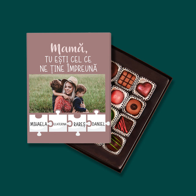 Fotografie Si Semnătură: Mamă, Tu Ești Ceea Care Ne Ține Împreună - Praline
