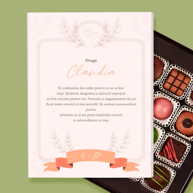 Numele Și Semnătura: Mulțumiri Pentru Nașă - Praline