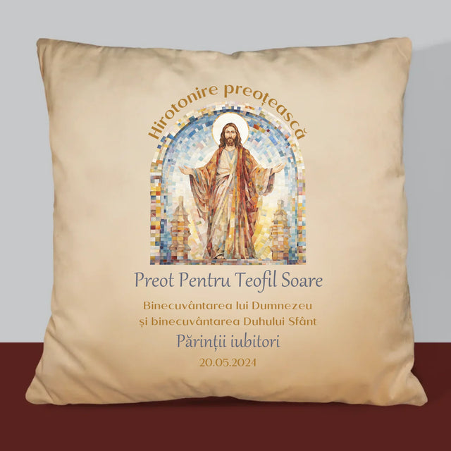 Numele Și Semnătura: Hirotonire Preoțească - Pernă (Cu Fotografie)