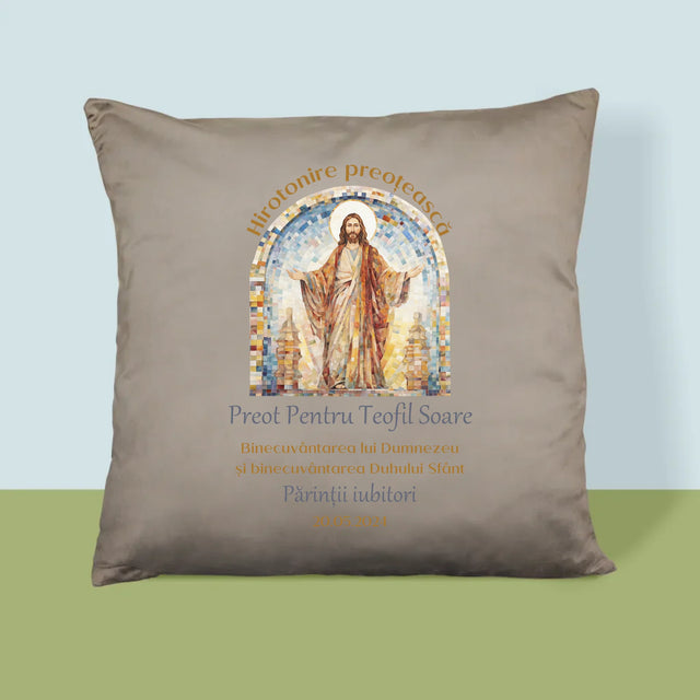 Numele Și Semnătura: Hirotonire Preoțească - Pernă (Cu Fotografie)