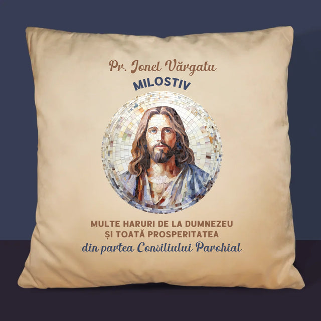 Numele Și Semnătura: Un Preot Milostiv - Pernă (Cu Fotografie)