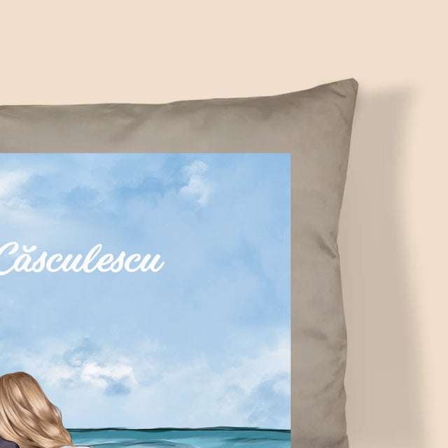 Creator De Personaj: Portret De Familie - Pernă (Cu Fotografie)