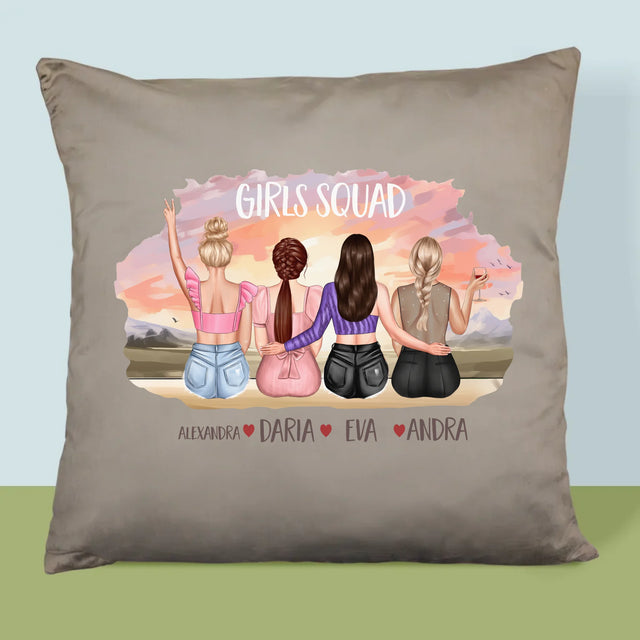 Creator De Personaj: Girls Squad - Pernă (Cu Fotografie)