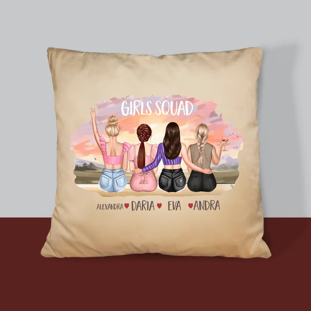 Creator De Personaj: Girls Squad - Pernă (Cu Fotografie)