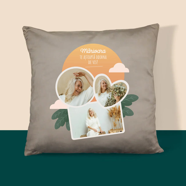 Colaj De Fotografii: Odihna De Vis - Pernă (Cu Fotografie)