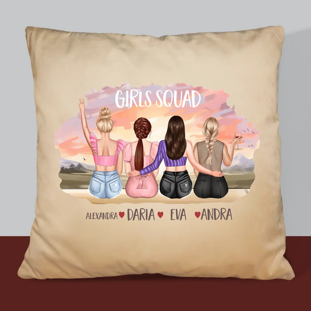 Creator De Personaj: Girls Squad - Pernă (Cu Fotografie)