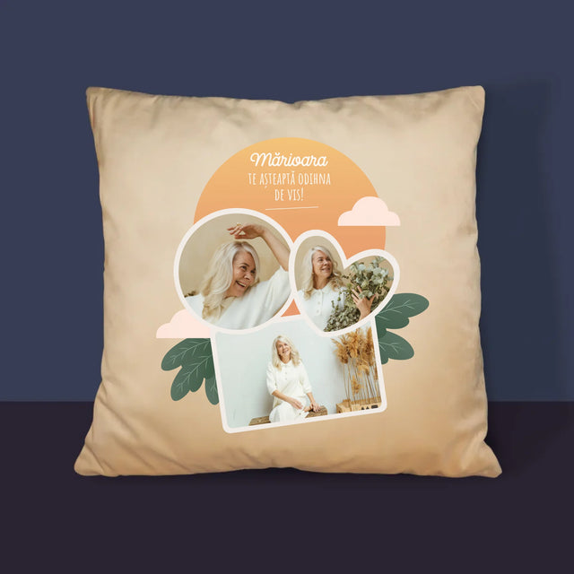 Colaj De Fotografii: Odihna De Vis - Pernă (Cu Fotografie)