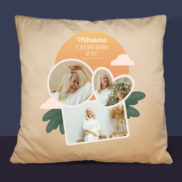 Colaj De Fotografii: Odihna De Vis - Pernă (Cu Fotografie)