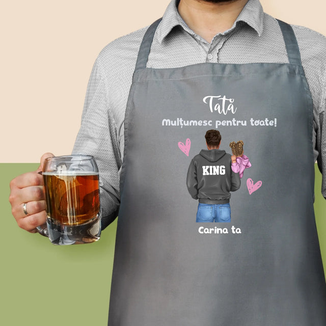 Creator De Personaj: Tată Cu Copil - Șorț