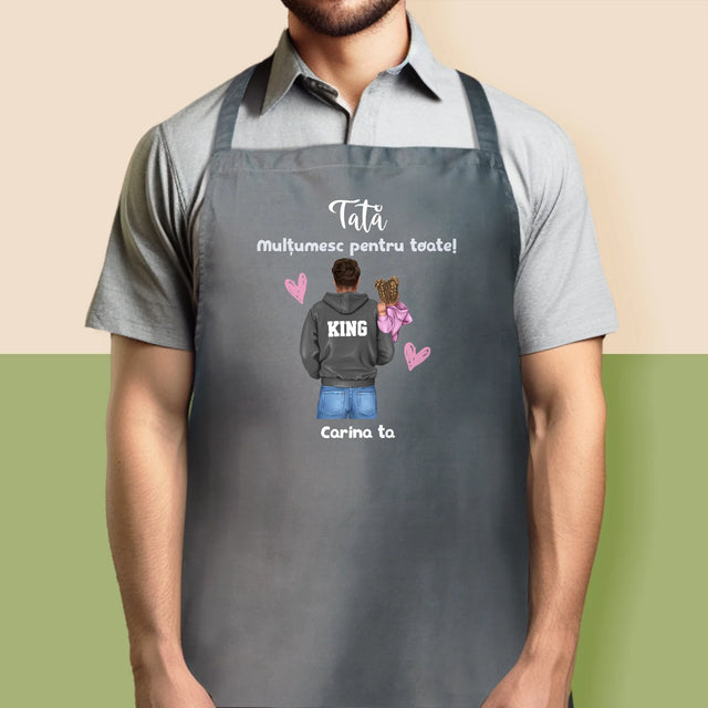 Creator De Personaj: Tată Cu Copil - Șorț
