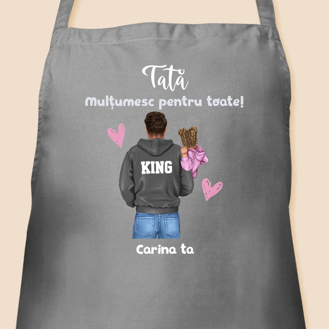 Creator De Personaj: Tată Cu Copil - Șorț