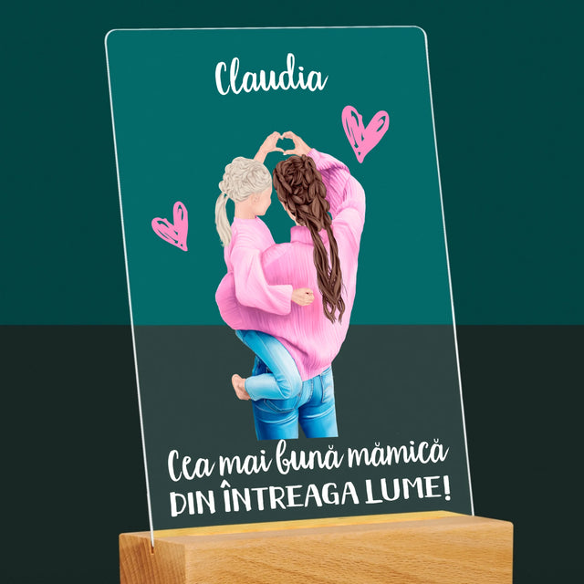 Creator De Personaj: Cea Mai Bună Mămică Din Lume - Imprimare Pe Sticlă Acrilică (Verticală)