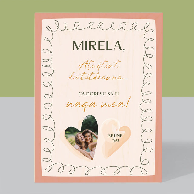 Fotografie Si Semnătură: Ați Știut Dintotdeauna - Imprimare Pe Lemn ( Verticală)