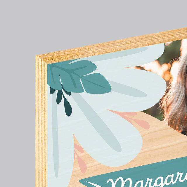 Fotografie Si Semnătură: Succese - Acum Nu Mai Ești La Muncă - Imprimare Pe Lemn ( Verticală)