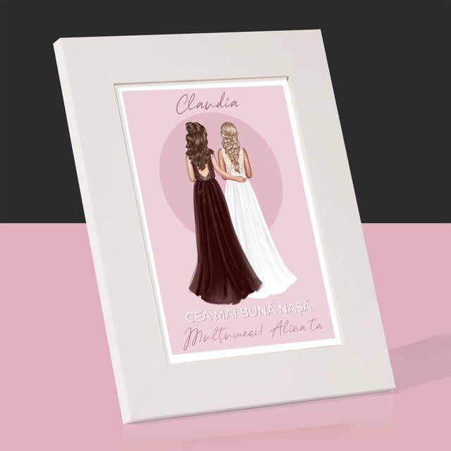 Creator De Personaj: Cea Mai Bună Nașă - Ramă Pentru Fotografii (Horizontală)