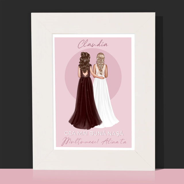 Creator De Personaj: Cea Mai Bună Nașă - Ramă Pentru Fotografii (Horizontală)
