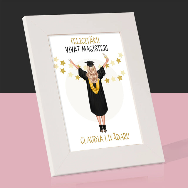 Creator De Personaj: Ai Absolvit Facultatea - Ramă Pentru Fotografii (Horizontală)