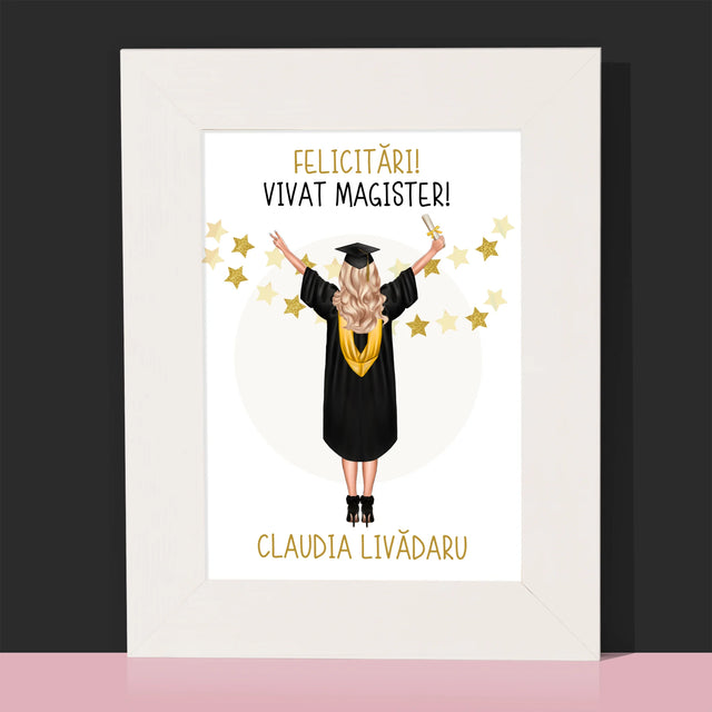 Creator De Personaj: Ai Absolvit Facultatea - Ramă Pentru Fotografii (Horizontală)