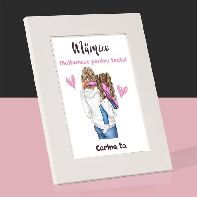 Creator De Personaj: Mama Cu Copilul - Ramă Pentru Fotografii (Horizontală)