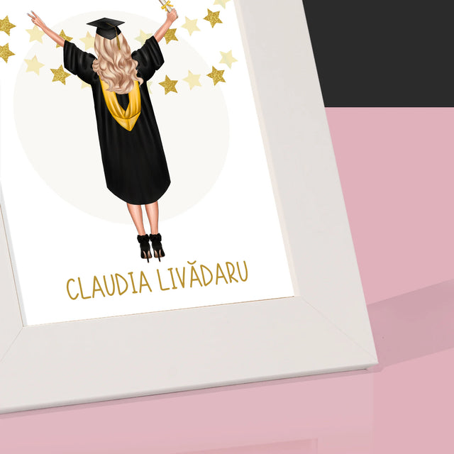 Creator De Personaj: Ai Absolvit Facultatea - Ramă Pentru Fotografii (Horizontală)