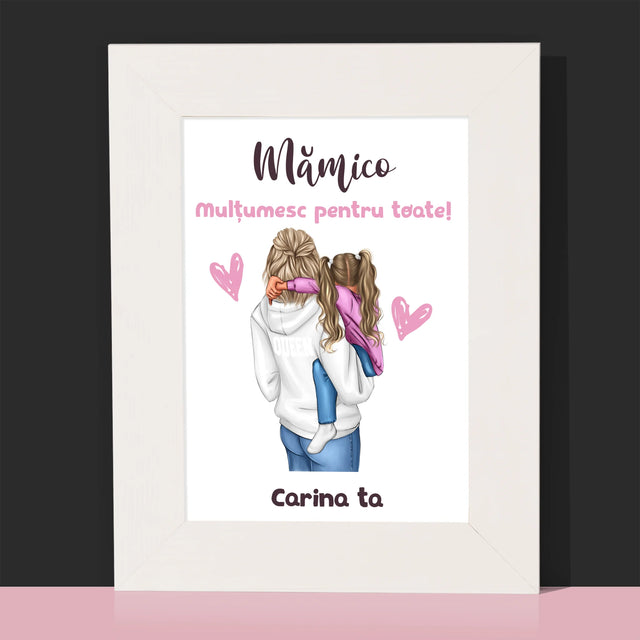 Creator De Personaj: Mama Cu Copilul - Ramă Pentru Fotografii (Horizontală)