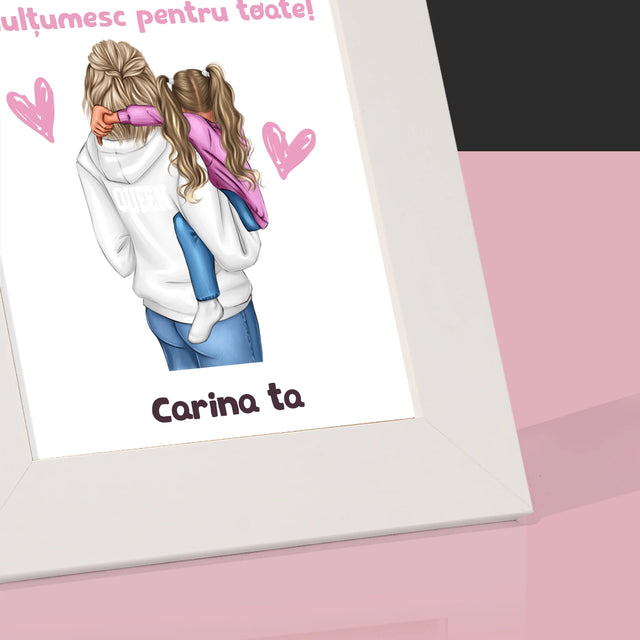 Creator De Personaj: Mama Cu Copilul - Ramă Pentru Fotografii (Horizontală)