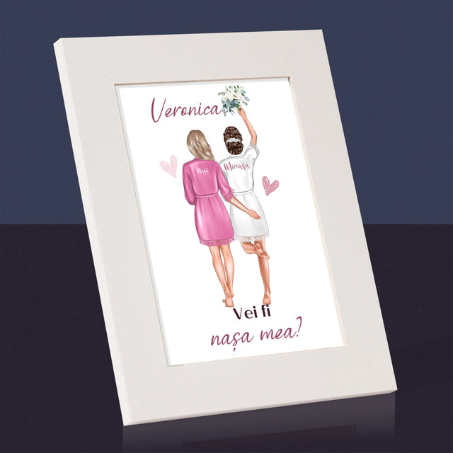 Creator De Personaj: Vei Fi Nașa Mea - Ramă Pentru Fotografii (Horizontală)