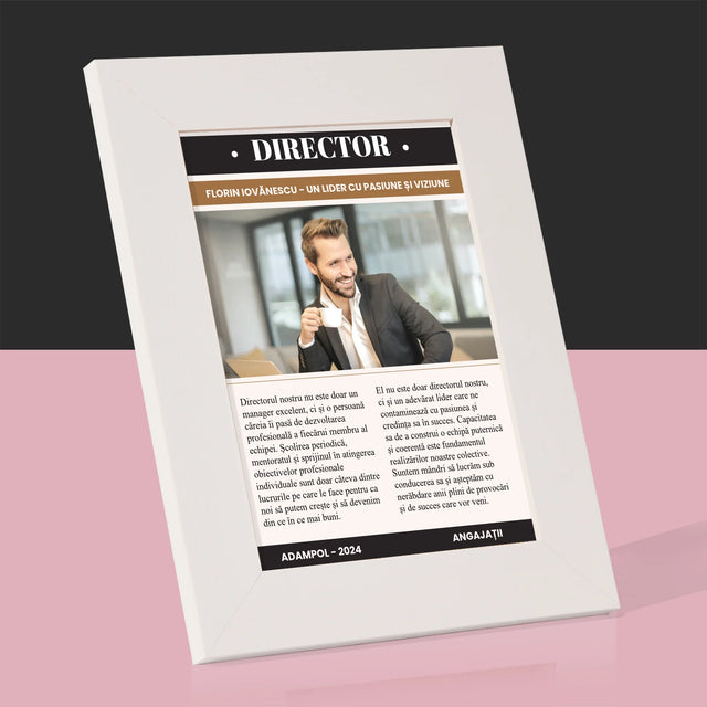 Copertă Derevistă: Director - Ramă Pentru Fotografii (Horizontală)