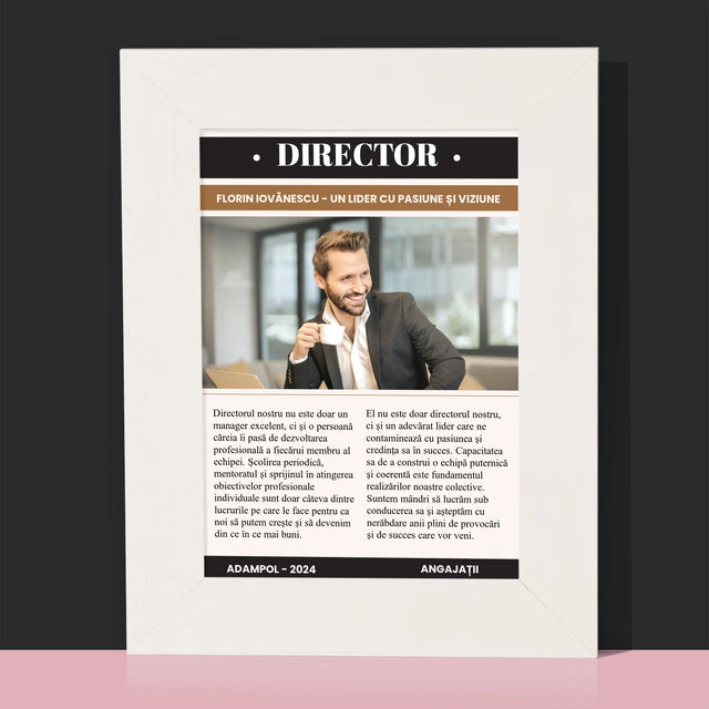 Copertă Derevistă: Director - Ramă Pentru Fotografii (Horizontală)
