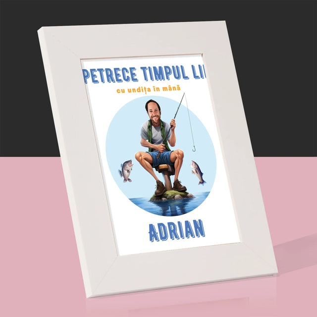 Fotografie Si Semnătură: Îți Petrece Timpul Liber - Ramă Pentru Fotografii (Horizontală)