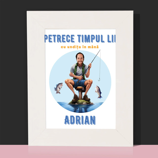 Fotografie Si Semnătură: Îți Petrece Timpul Liber - Ramă Pentru Fotografii (Horizontală)