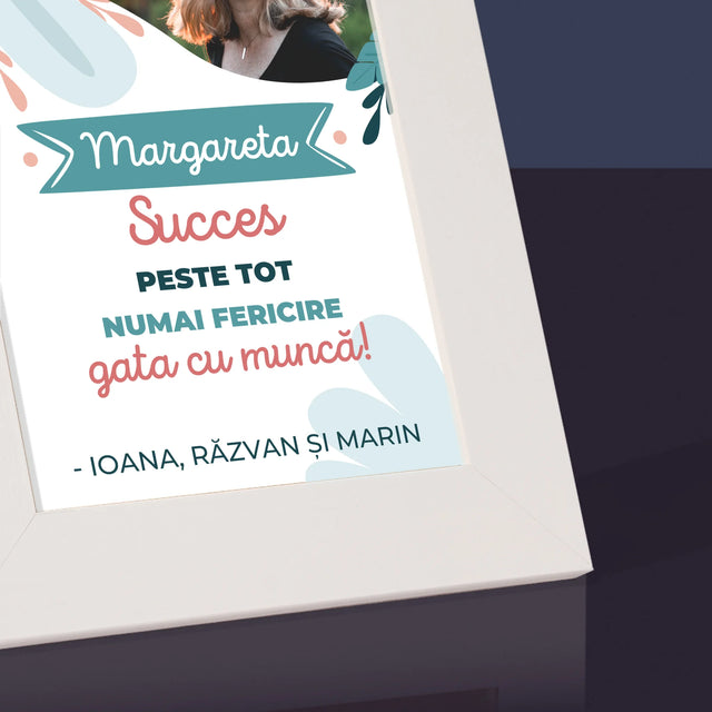 Fotografie Si Semnătură: Succese - Acum Nu Mai Ești La Muncă - Ramă Pentru Fotografii (Horizontală)