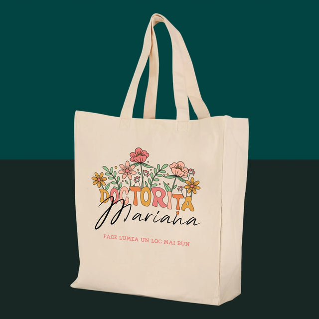 Numele Și Semnătura: Doctorița - Sacoșă De Pânză