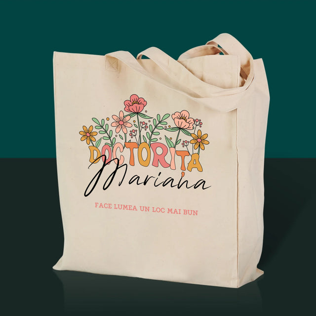 Numele Și Semnătura: Doctorița - Sacoșă De Pânză