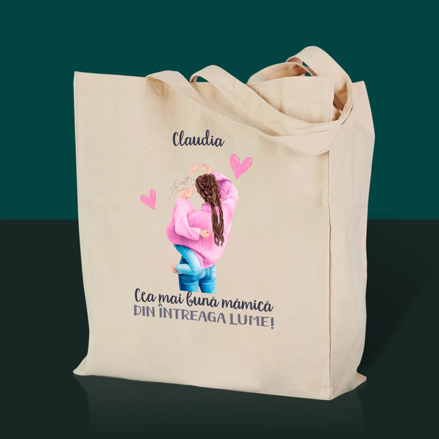 Creator De Personaj: Cea Mai Bună Mămică Din Lume - Sacoșă De Pânză