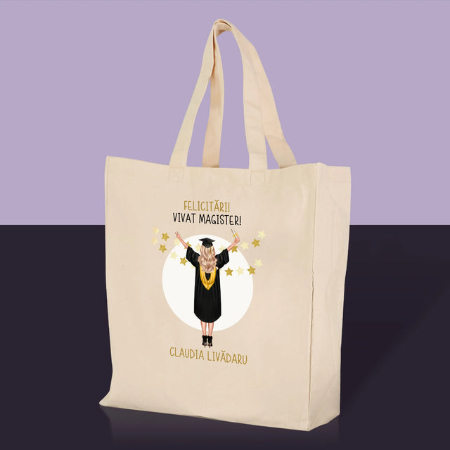 Creator De Personaj: Ai Absolvit Facultatea - Sacoșă De Pânză