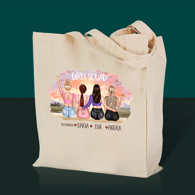 Creator De Personaj: Girls Squad - Sacoșă De Pânză