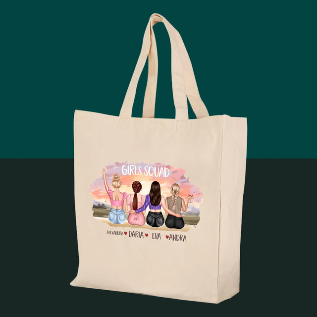 Creator De Personaj: Girls Squad - Sacoșă De Pânză