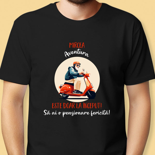 Numele Și Semnătura: Aventura Este Doar La Început - Tricou Pentru Bărbați