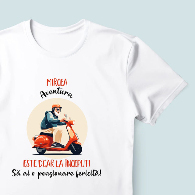 Numele Și Semnătura: Aventura Este Doar La Început - Tricou Pentru Bărbați